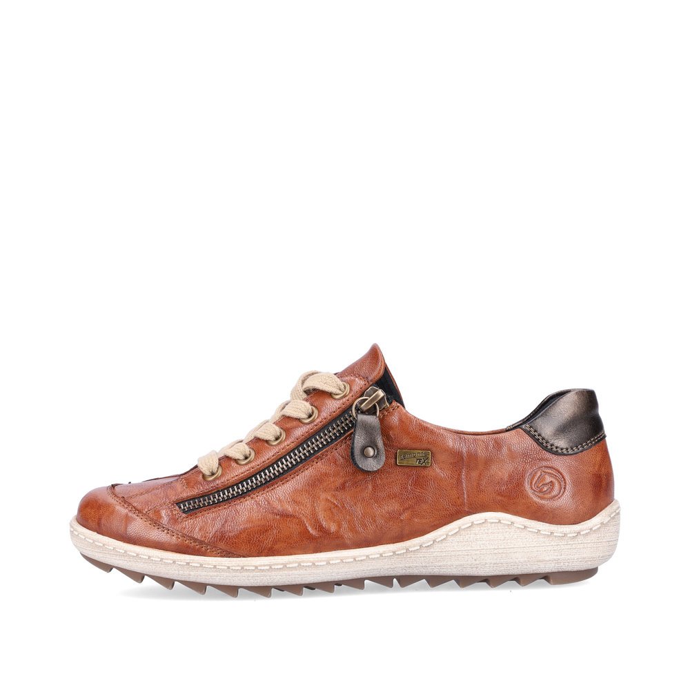 Hazel remonte women´s lace-up shoes R1402-22 with remonteTEX technology. Outside of the shoe.