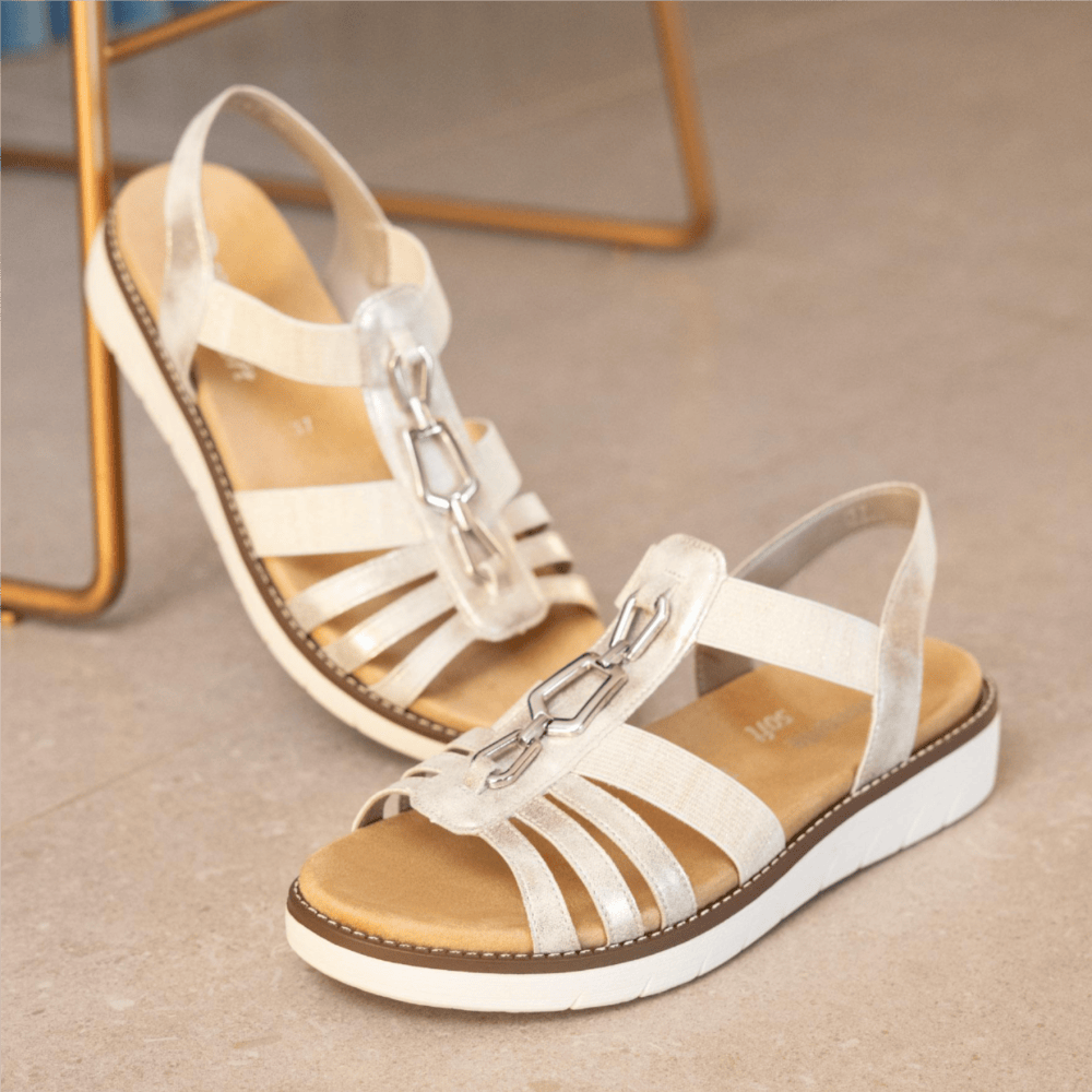 Vegane remonte Sandalen d2041-90.