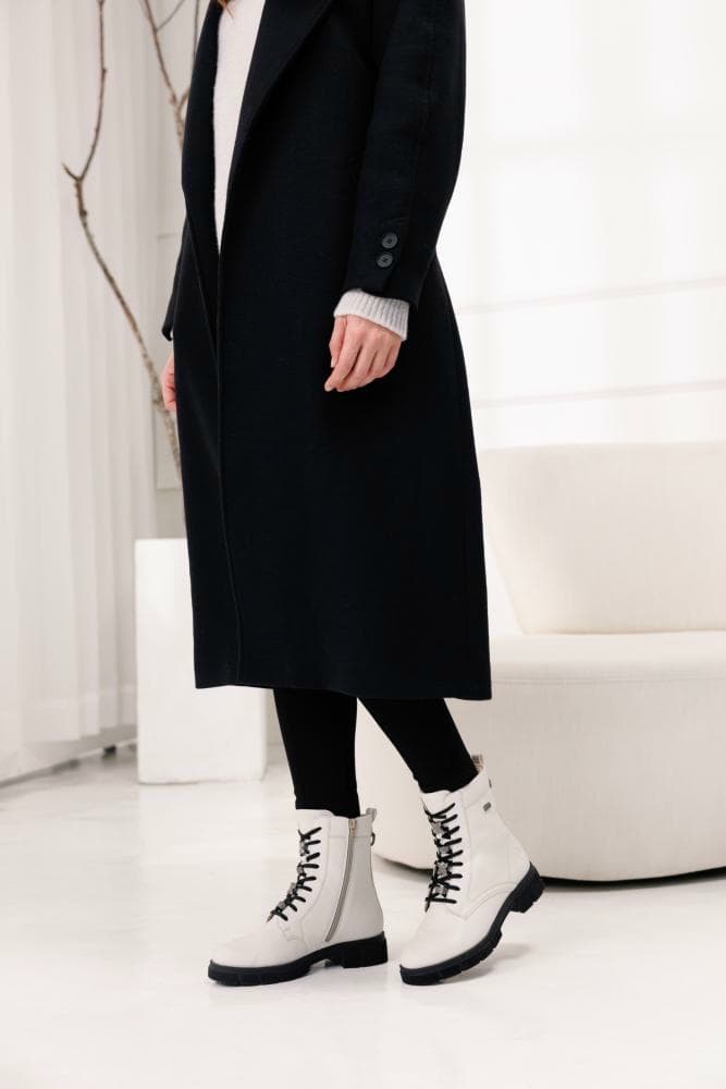 weiße remonte Schnürstiefel d2s73-80