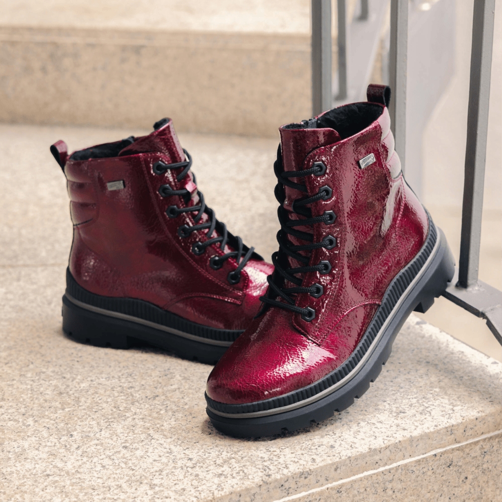 Vegane Schnürstiefel von remonte.