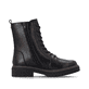Schwarze remonte Damen Schnürstiefel D4B73-00 mit wasserabweisender TEX-Membran. Schuh Innenseite.