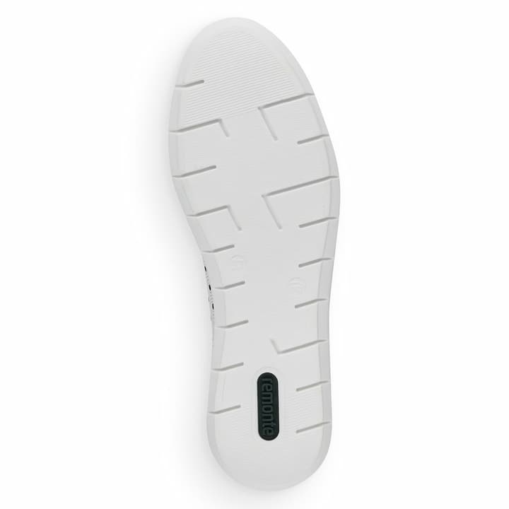 Weiße remonte Damen Schnürschuhe R7101-80 mit der Komfortweite G. Schuh Laufsohle.