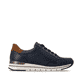 Dunkelblau-braune remonte Damen Sneaker R6716-14. Schuh Innenseite.