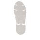 Weiße remonte Damen Sneaker Low D1S03-80 mit Reißverschluss sowie Komfortweite G. Schuh Laufsohle.