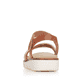 
Karamellbraune remonte Damen Riemchensandalen D2058-24 mit einer Profilsohle. Schuh von hinten