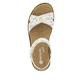 Bunte remonte Damen Riemchensandalen D2049-81 mit Klettverschluss. Schuh von oben.