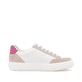 Weiße remonte Damen Sneaker Low D2J01-81 mit Reißverschluss sowie Komfortweite G. Schuh Innenseite.