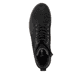 Schwarze remonte Damen Schnürstiefel D8489-02 mit wasserabweisender TEX-Membran. Schuh von oben.