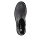 Schwarze remonte Chelsea Boots D0A70-00 mit Reißverschluss sowie Komfortweite G. Schuh von oben.