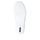 Weißsilberne vegane remonte Damen Schnürschuhe R3408-82 mit einem Reißverschluss. Schuh Laufsohle.