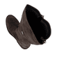 Dunkelbraune remonte Hochschaftstiefel R6581-25. Schuh von oben, liegend.