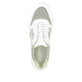 Weiße remonte Damen Sneaker Low D2G03-80 mit Schnürung sowie der Komfortweite G. Schuh von oben.