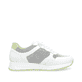 Weiße remonte Damen Sneaker Low D2G03-80 mit Schnürung sowie der Komfortweite G. Schuh Innenseite.