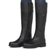 
Mitternachtsschwarze remonte Damen Hochschaftstiefel R6581-04 mit Reißverschluss. Schuh am Fuß