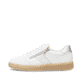 Weiße remonte Damen Sneaker Low D2C02-80 mit Reißverschluss sowie Komfortweite G. Schuh Außenseite.