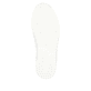 Weiße remonte Damen Sneaker Low D0J05-81 mit einem Reißverschluss. Schuh Laufsohle.