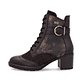 Bottines remonte marron pour femme D2A77-25 avec membrane remonteTEX. Côté extérieur de la chaussure.