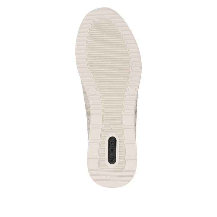 Baskets basses remonte métalliques pour femme D2401-61. Semelle extérieure de la chaussure.