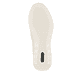 Weiße remonte Ballerinas D2411-81 mit einem Klettverschluss sowie Komfortweite G. Schuh Laufsohle.