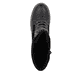 Tiefschwarze remonte Damen Schnürstiefel D9380-02 mit Flip-Grip Sohle. Schuh Laufsohle.