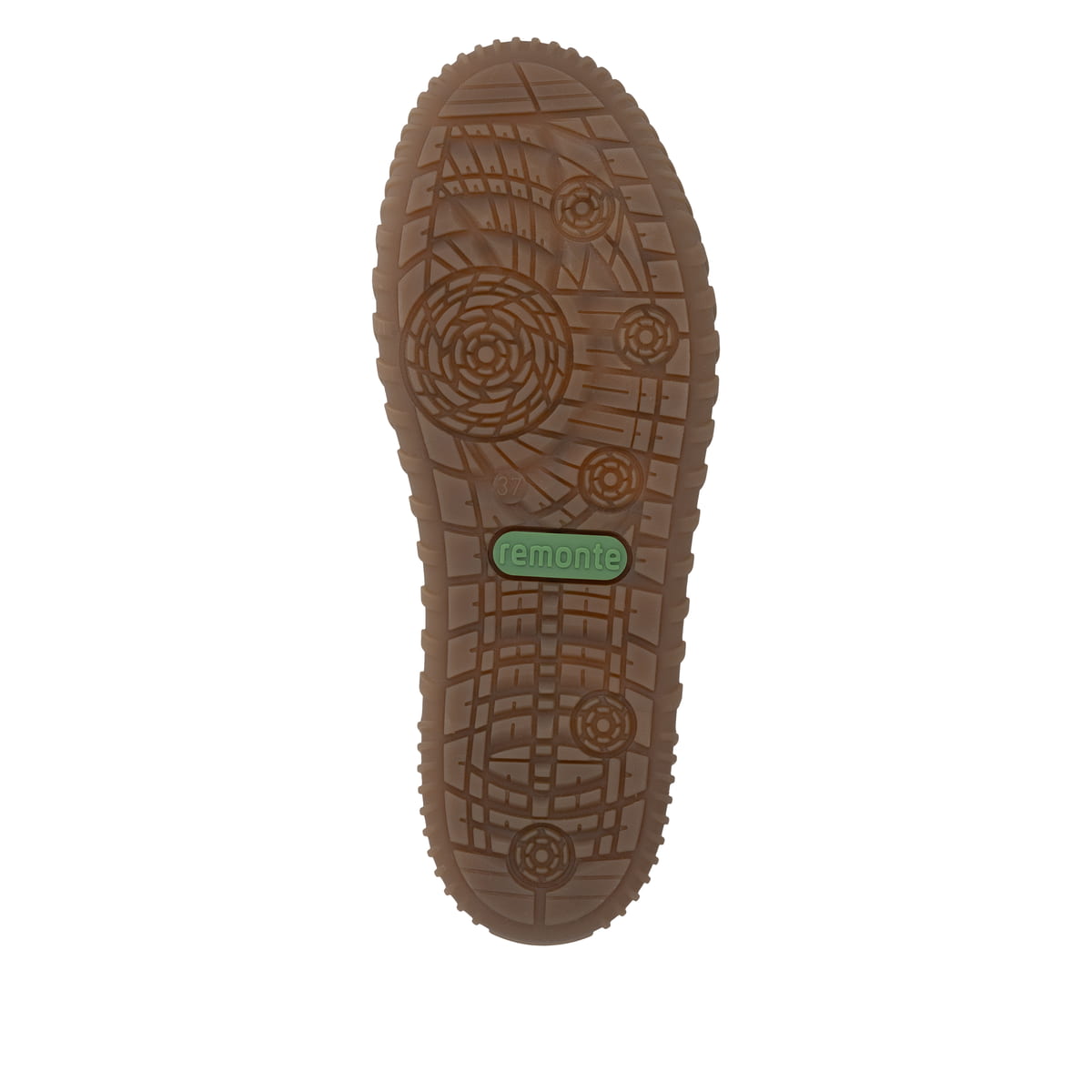 Camelfarbene remonte Damen Schnürstiefel D4A72-20 mit Mokassin-Optik. Schuh Laufsohle.
