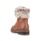 
Zimtbraune remonte Damen Schnürstiefel D0B74-24 mit griffiger Glass-Fibre Sohle. Schuh von hinten