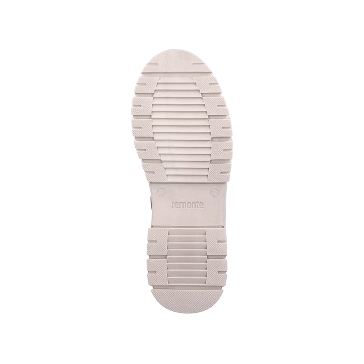 Hellbeige remonte Damen Schnürstiefel D0E72-60 mit einem Reißverschluss. Schuh Laufsohle.