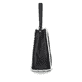 Cabas remonte Q0771-00 noir avec bordure crochetée, bretelles amovibles et poche intérieure amovible. Côté droit.