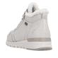 Weiße remonte Damen Schnürstiefel R6773-80 mit wasserabweisender TEX-Membran. Schuh von oben.