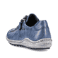 
Himmelblaue remonte Damen Schnürschuhe R1402-15 mit Schnürung und Reißverschluss. Schuh von hinten