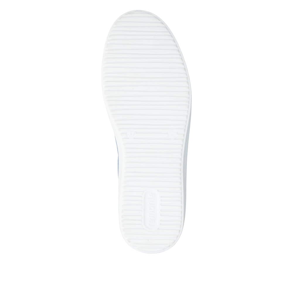 Blauweiße remonte Damen Sneaker D1C06-10 mit Reißverschluss sowie Komfortweite G. Schuh Laufsohle.