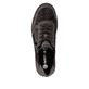 Vegane, bronze-dunkelbraune remonte Damen Sneaker D2E05-91 mit Reißverschluss. Schuh von oben.