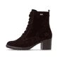 Dunkelbraune remonte Damen Schnürstiefel D2A80-25. Schuh Außenseite.