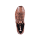 Braune remonte Damen Schnürschuhe D0700-22 mit wasserabweisender TEX-Membran. Schuh von oben.