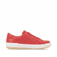 Chaussures à lacets remonte rouges pour femme D0700-33. Côté intérieur de la chaussure.