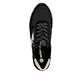 Schwarze remonte Damen Sneaker D1330-03 mit Reißverschluss sowie Komfortweite G. Schuh Laufsohle.
