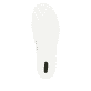 Weiße remonte Damen Schnürschuhe R3403-81 mit einem Reißverschluss. Schuh Laufsohle.