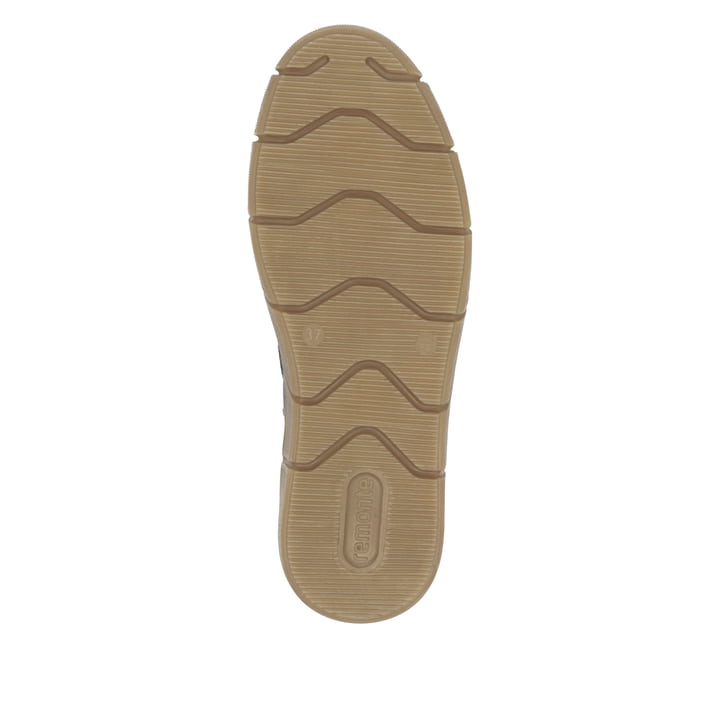 Schwarze remonte Damen Kurzstiefel D1T73-00 mit wasserabweisender TEX-Membran. Schuh Laufsohle.