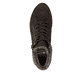 Dunkelbraune remonte Damen Schnürstiefel D0T77-25. Schuh von oben.