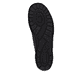 Schwarze remonte Damen Slipper R7600-00 mit Klettverschluss sowie Extraweite H. Schuh Laufsohle.