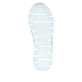 Weiße remonte Damen Sneaker Low D2G00-81 mit Reißverschluss sowie Komfortweite G. Schuh Laufsohle.