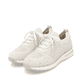 Beige remonte Damen Slipper D1G12-60 mit einem Gummizug. Schuhpaar seitlich schräg.