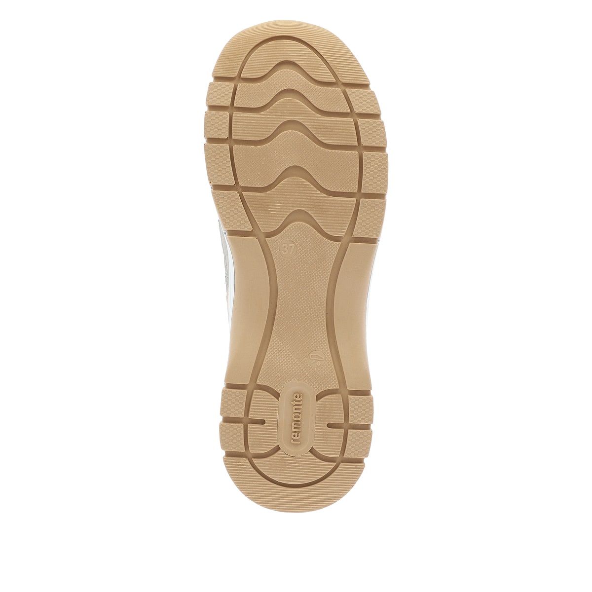 Blaue remonte Ballerinas D0G08-10 mit einem Klettverschluss sowie Extraweite H. Schuh Laufsohle.