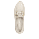 Beige remonte Damen Loafer D0T12-60 mit einem Gummizug sowie der Extraweite H. Schuh von oben.