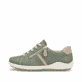 Grüne remonte Damen Schnürschuhe R1432-52 mit einem Reißverschluss. Schuh Außenseite.