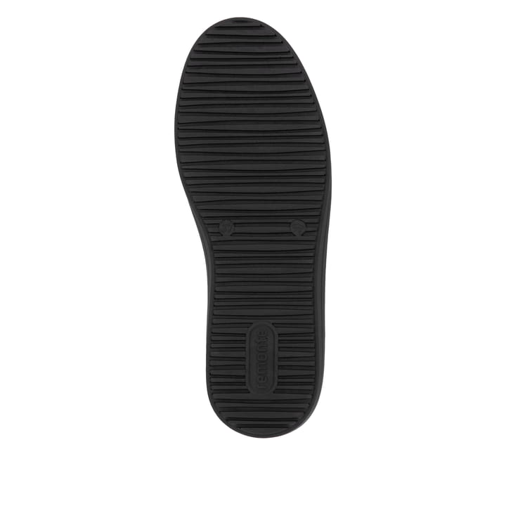 Schwarze remonte Damen Sneaker D1C09-00 mit Reißverschluss sowie Komfortweite G. Schuh Laufsohle.