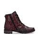 Bottes à lacets remonte rouges femmes D4381-35 avec membrane remonteTEX. Côté intérieur de la chaussure.