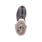 
Stahlschwarze remonte Damen Schnürstiefel D0B74-01 mit einer Glass-Fibre Sohle. Schuh von oben