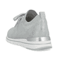 Graue remonte Damen Slipper R6712-40 mit einem Gummizug sowie der Komfortweite G. Schuh von hinten.