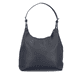 Sac bandoulière remonte Q0725-14 en bleu avec un compartiment principal spacieux, fermeture éclair et deux poches extérieures. Verso.